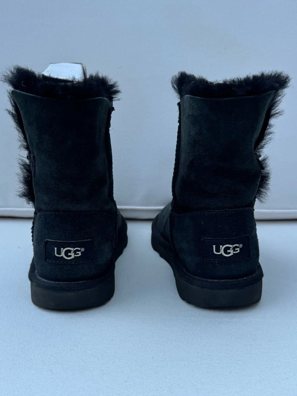 UGG Kids Bailey Button II Boots in Black